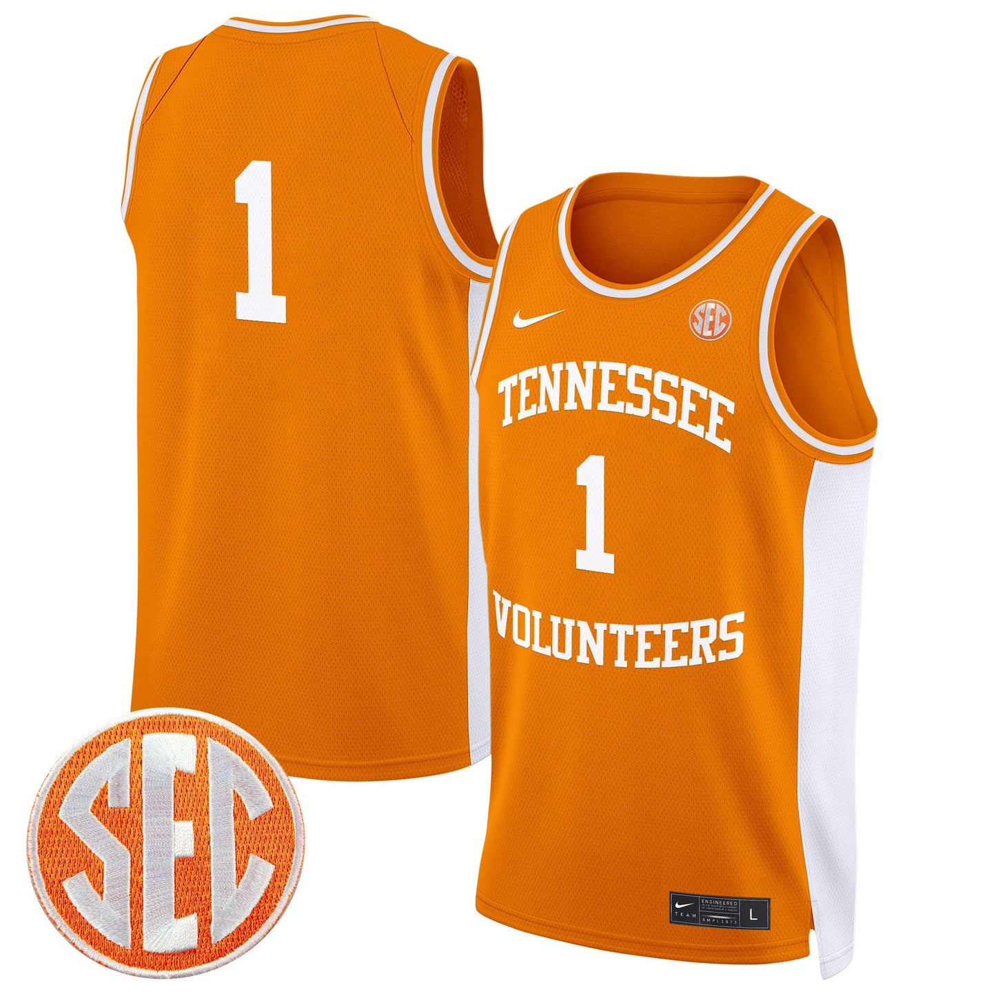 Tennessee Volunteers 2024 Swingman Basketball Jersey - All Stitched