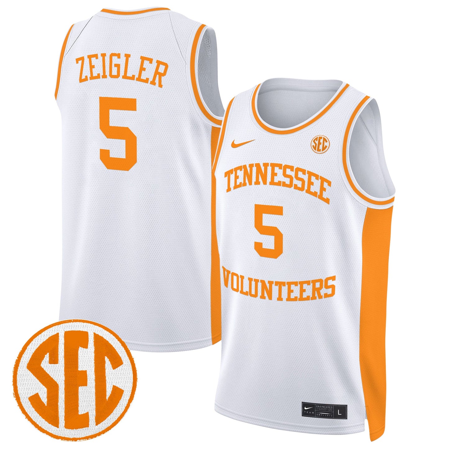 Tennessee Volunteers 2024 Swingman Basketball Jersey - All Stitched