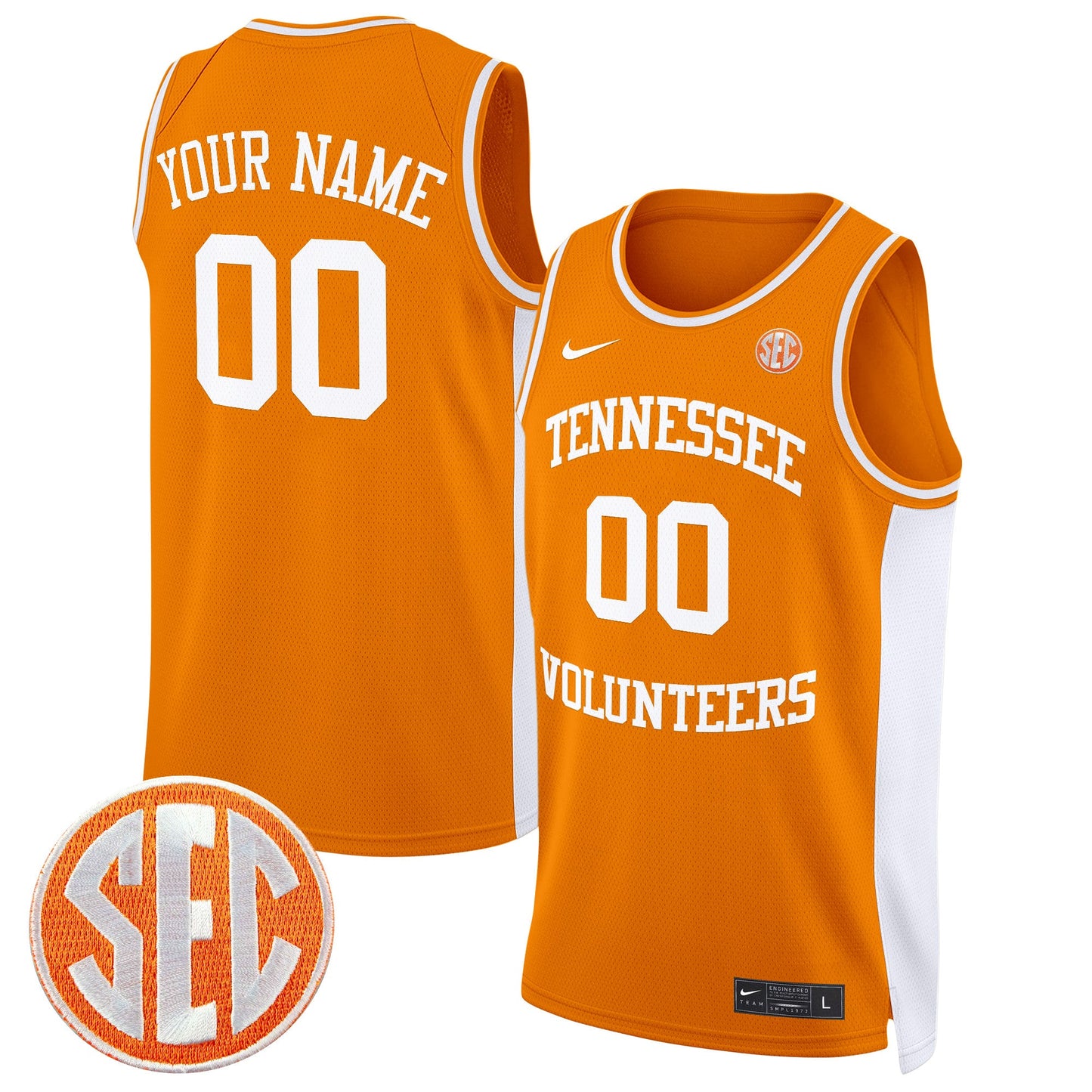 Tennessee Volunteers 2024 Swingman Basketball Custom Jersey - All Stitched