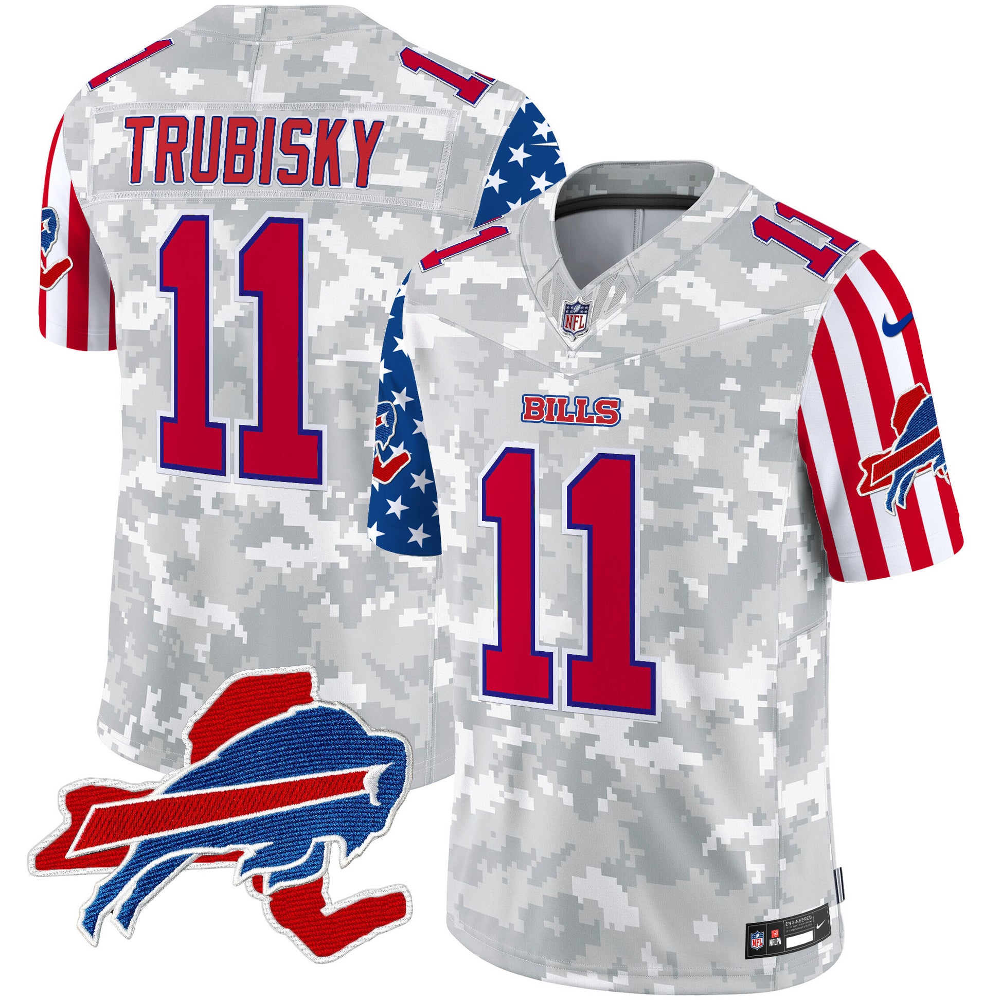 Men's Bills American Style Vapor Limited Jersey - All Stitched
