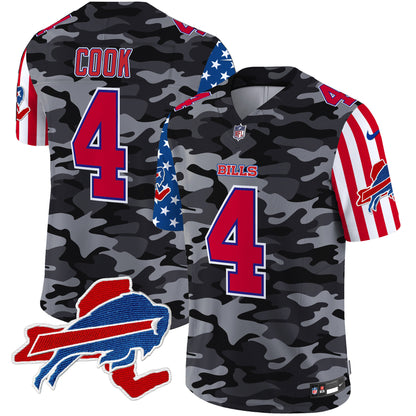 Men's Bills American Style Vapor Limited Jersey - All Stitched