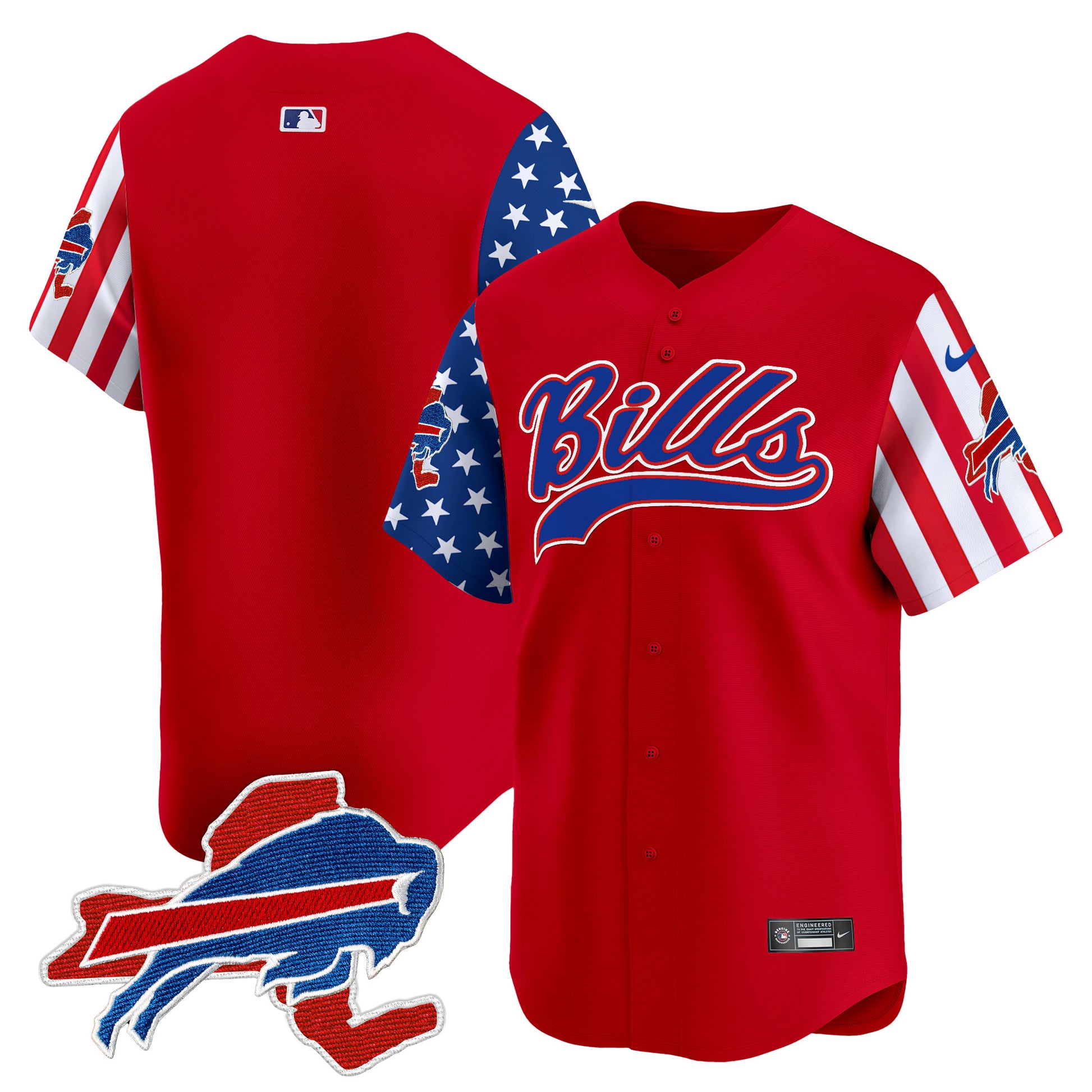Men's Buffalo Bills 2024 American Style Vapor Baseball Jersey - All Stitched