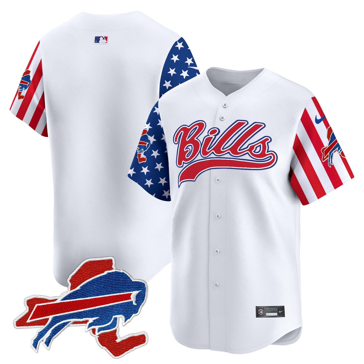 Men's Buffalo Bills 2024 American Style Vapor Baseball Jersey - All Stitched