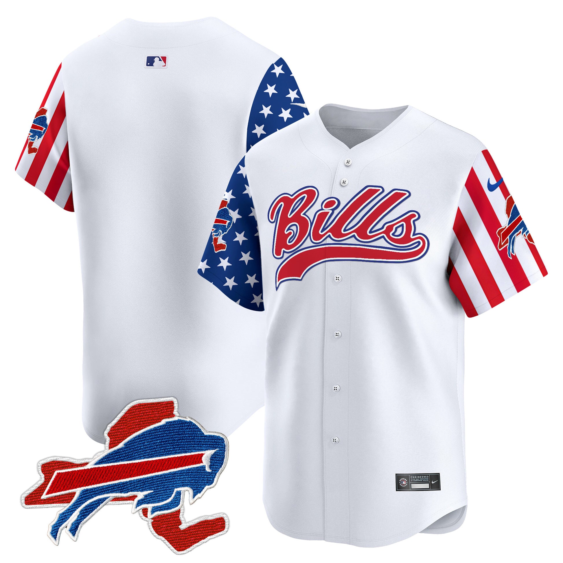 Men's Buffalo Bills 2024 American Style Vapor Baseball Jersey - All Stitched