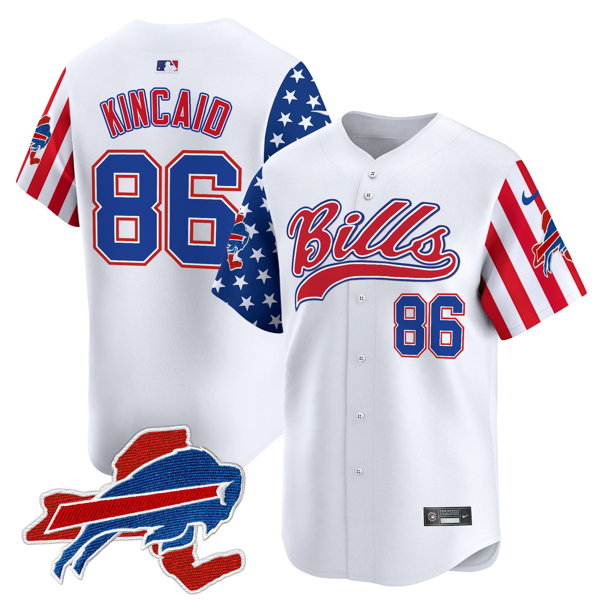 Men's Buffalo Bills 2024 American Style Vapor Baseball Jersey - All Stitched