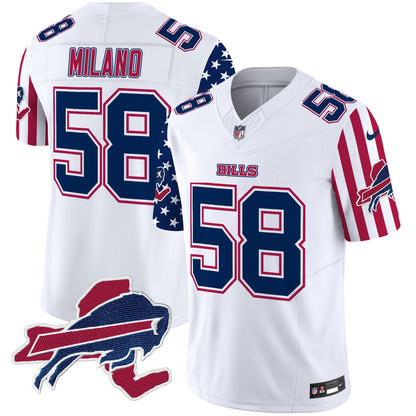 Men's Bills American Style Vapor Limited Jersey V2 - All Stitched