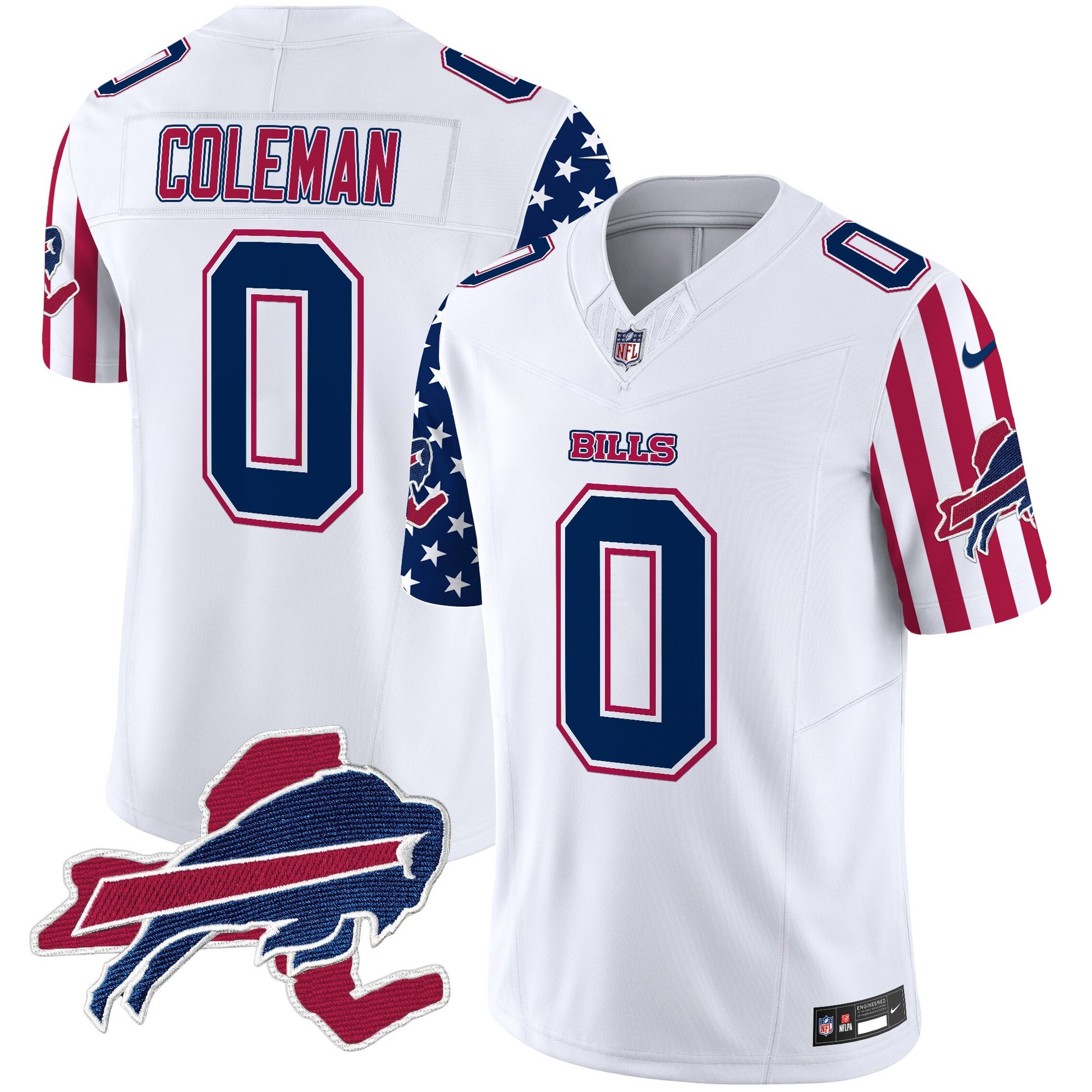 Men's Bills American Style Vapor Limited Jersey V2 - All Stitched
