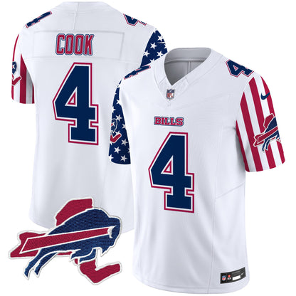 Men's Bills American Style Vapor Limited Jersey V2 - All Stitched
