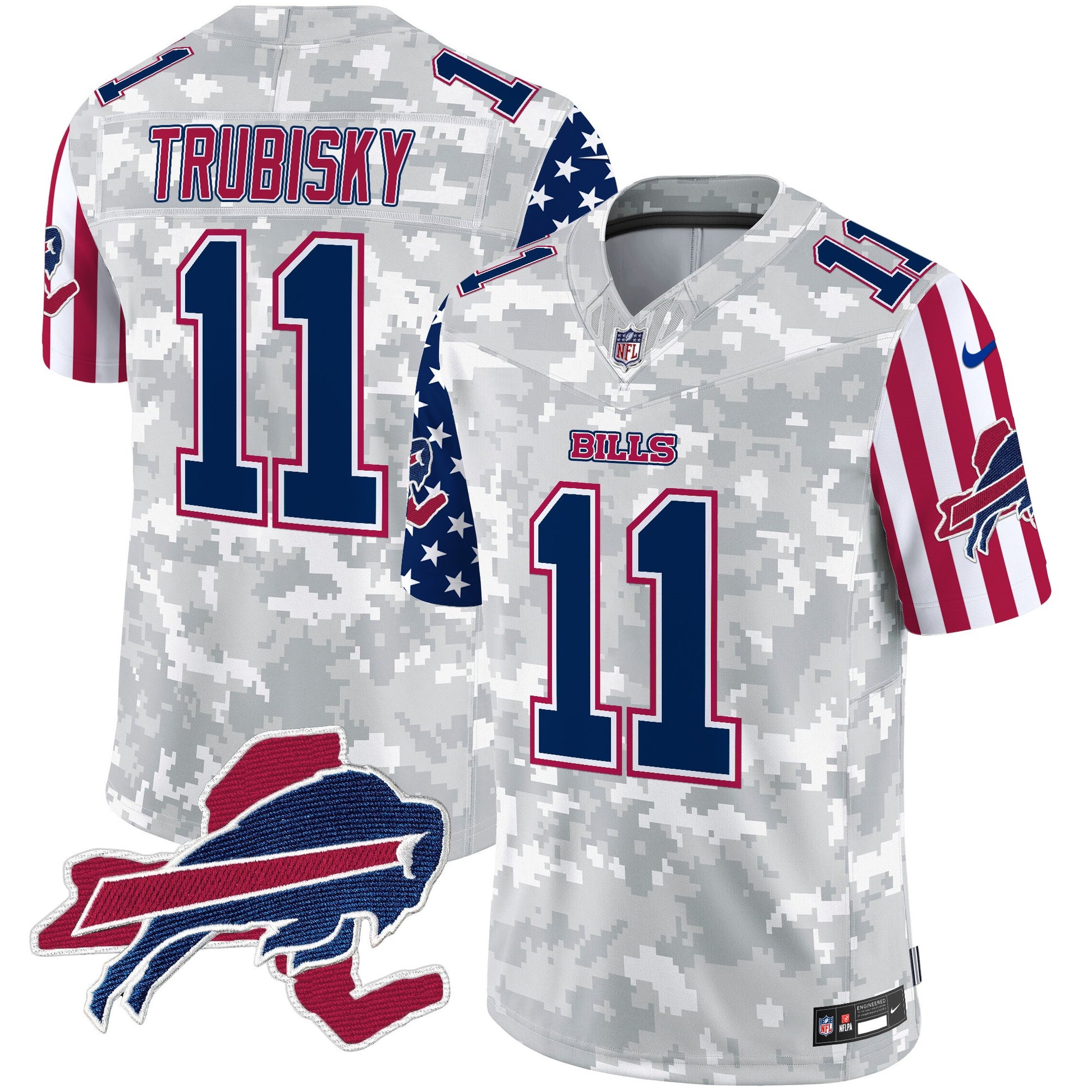 Men's Bills American Style Vapor Limited Jersey V2 - All Stitched