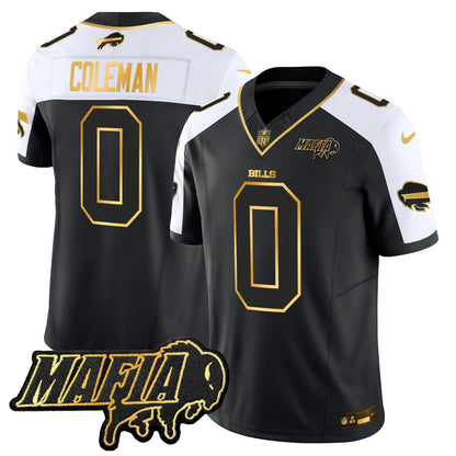 Buffalo Bills 2024 Bills Mafia Patch Gold Vapor Limited Jersey - All Stitched