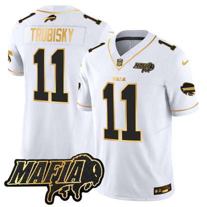 Buffalo Bills 2024 Bills Mafia Patch Gold Vapor Limited Jersey - All Stitched
