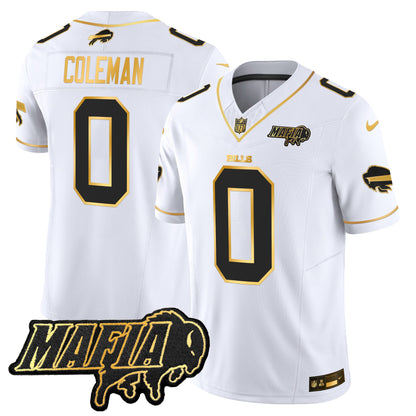 Buffalo Bills 2024 Bills Mafia Patch Gold Vapor Limited Jersey - All Stitched