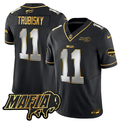 Buffalo Bills 2024 Bills Mafia Patch Gold Vapor Limited Jersey - All Stitched