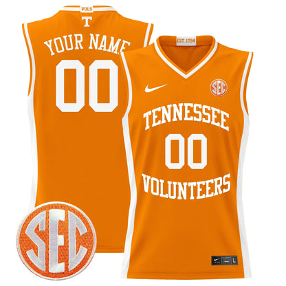 Tennessee Volunteers 2024 Lightweight Basketball Custom Jersey - All Stitched
