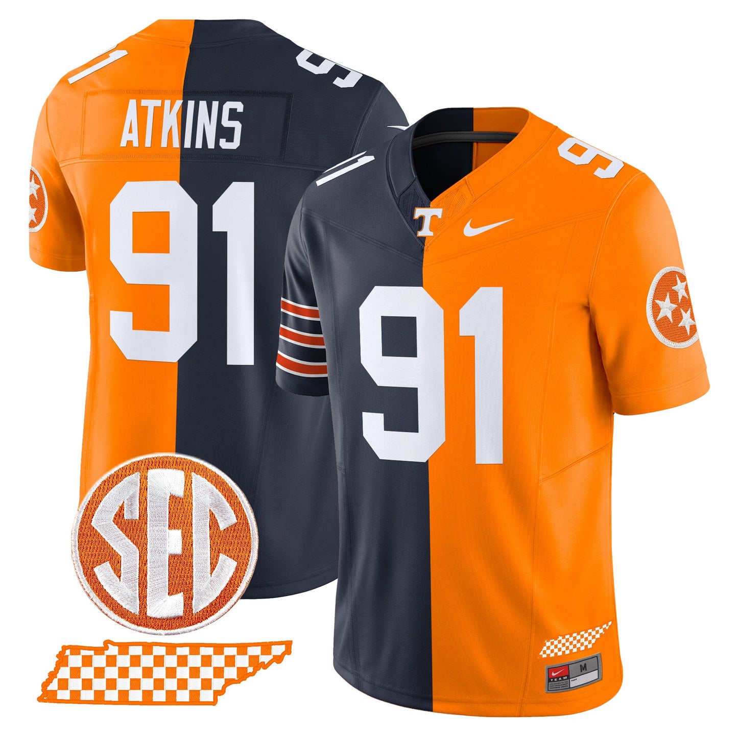 Tennessee Volunteers Split Vapor Limited Jersey - All Stitched