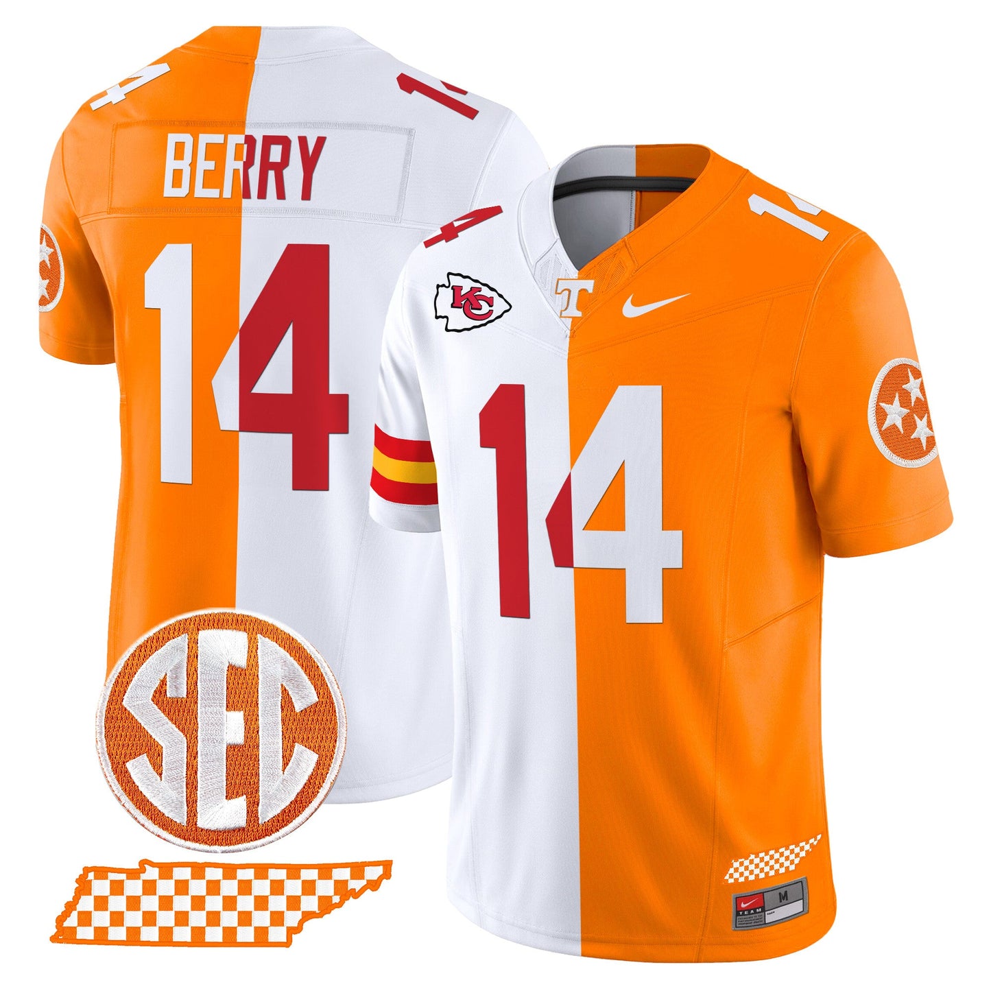 Tennessee Volunteers Split Vapor Limited Jersey - All Stitched