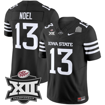 Iowa State 2024 Big 12 Championship Patch Vapor Limited Jersey - All Stitched