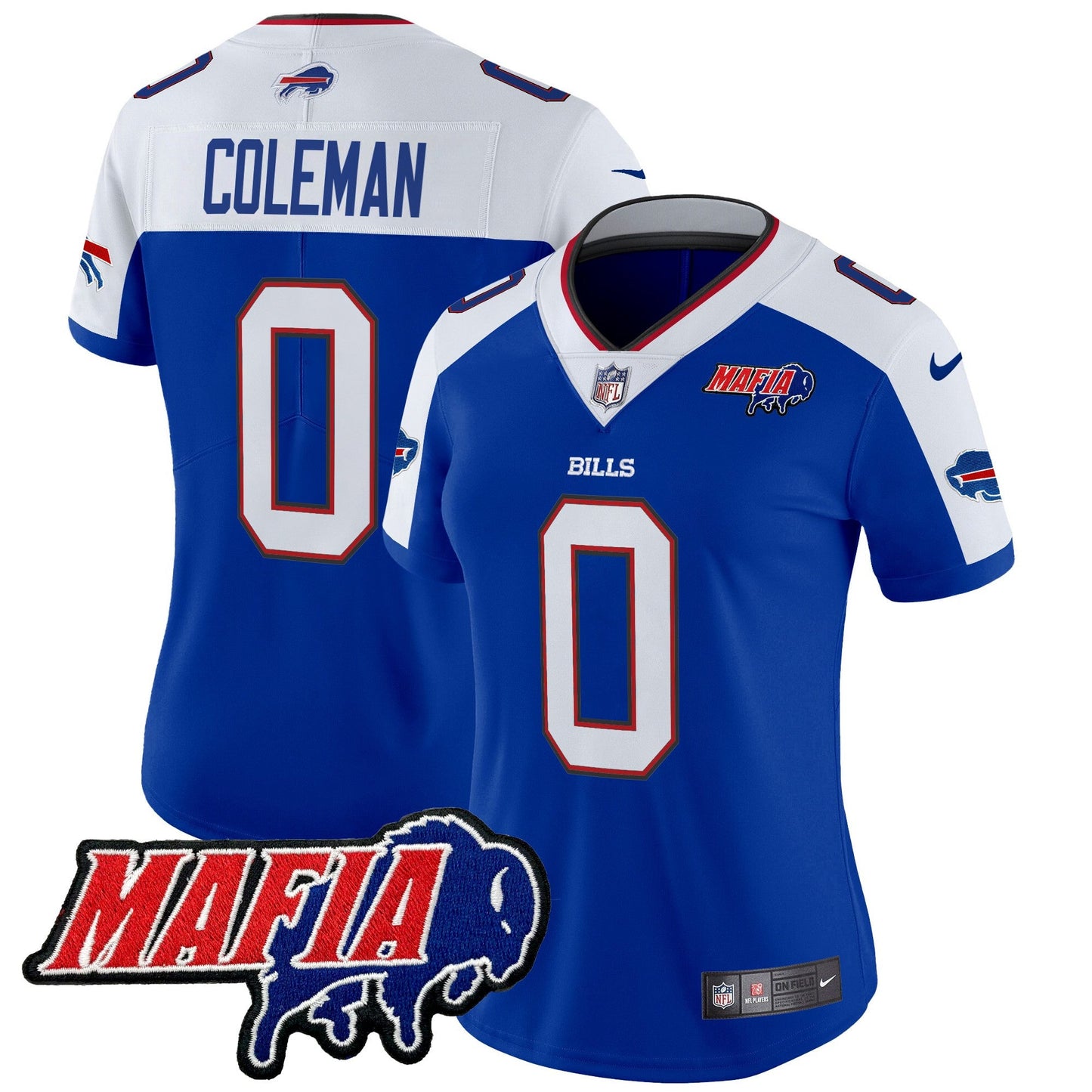 Women's Buffalo Bills 2024 Bills Mafia Patch Vapor Limited Jersey - All Stitched