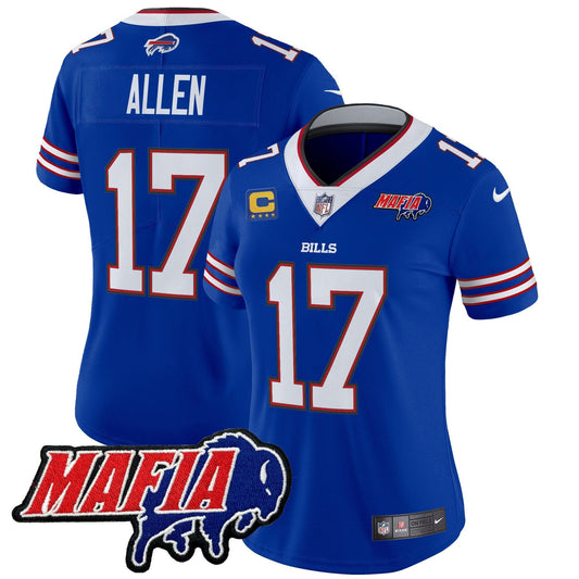 Women's Buffalo Bills 2024 Bills Mafia Patch Vapor Limited Jersey - All Stitched