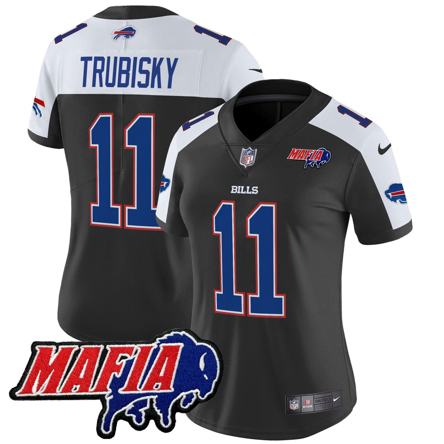 Women's Buffalo Bills 2024 Bills Mafia Patch Vapor Limited Jersey - All Stitched