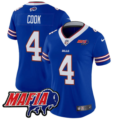 Women's Buffalo Bills 2024 Bills Mafia Patch Vapor Limited Jersey - All Stitched