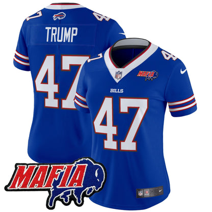 Women's Buffalo Bills 2024 Bills Mafia Patch Vapor Limited Jersey - All Stitched