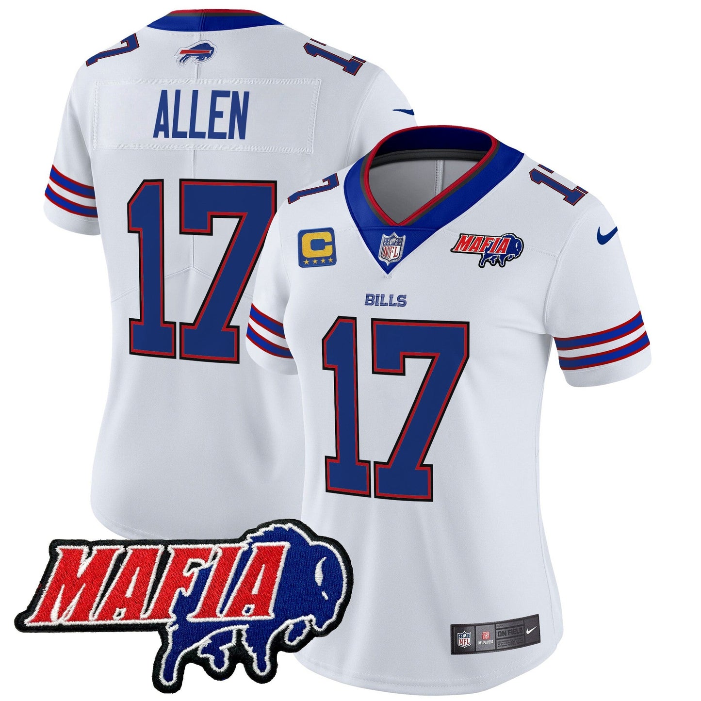 Women's Buffalo Bills 2024 Bills Mafia Patch Vapor Limited Jersey - All Stitched