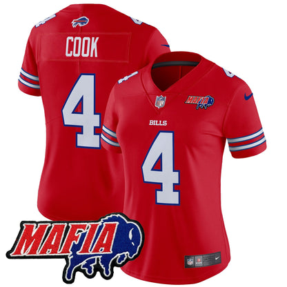 Women's Buffalo Bills 2024 Bills Mafia Patch Vapor Limited Jersey - All Stitched