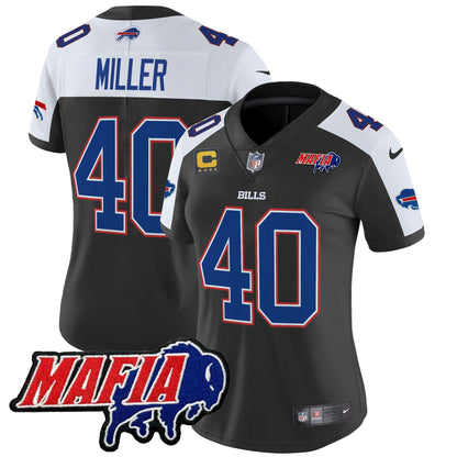 Women's Buffalo Bills 2024 Bills Mafia Patch Vapor Limited Jersey - All Stitched