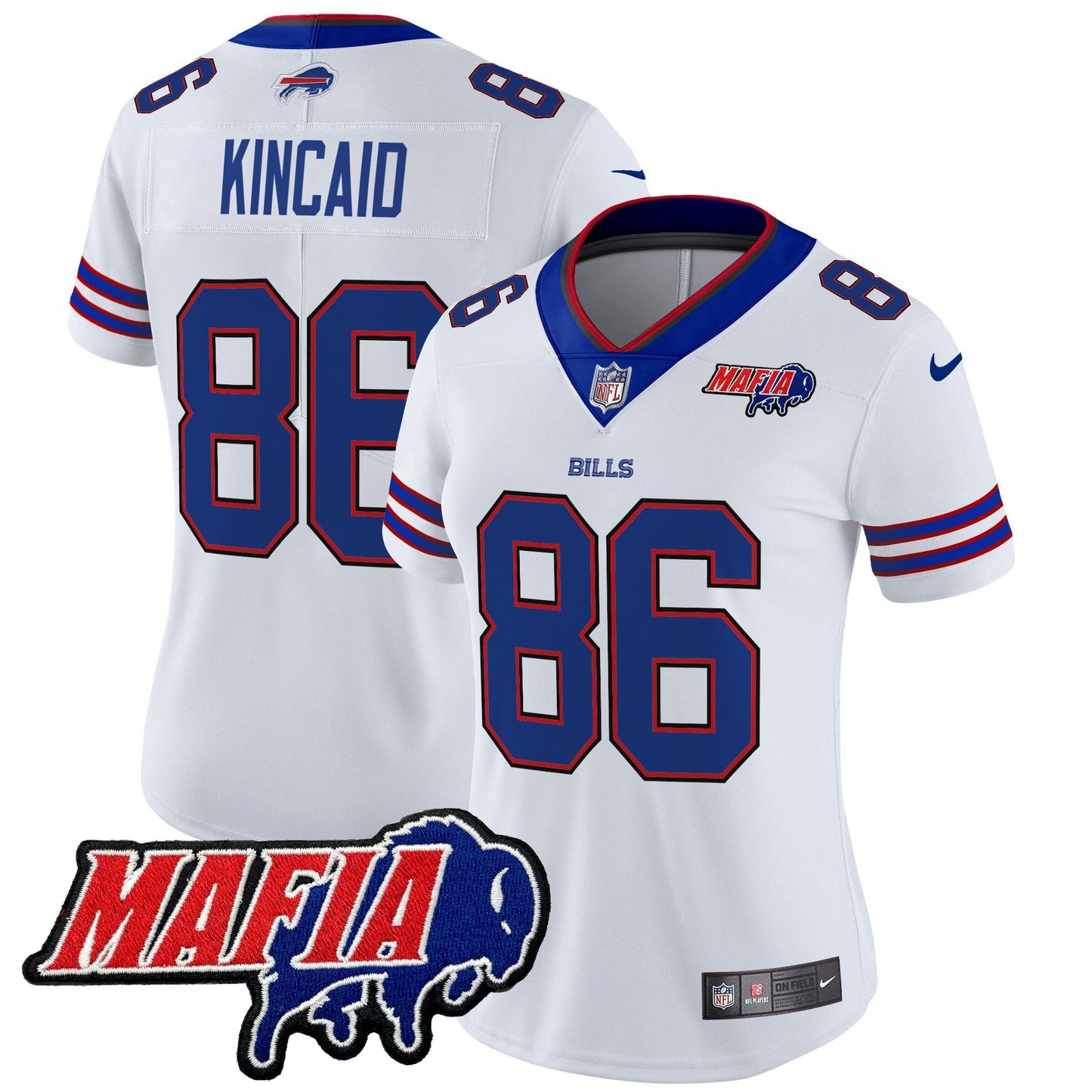 Women's Buffalo Bills 2024 Bills Mafia Patch Vapor Limited Jersey - All Stitched