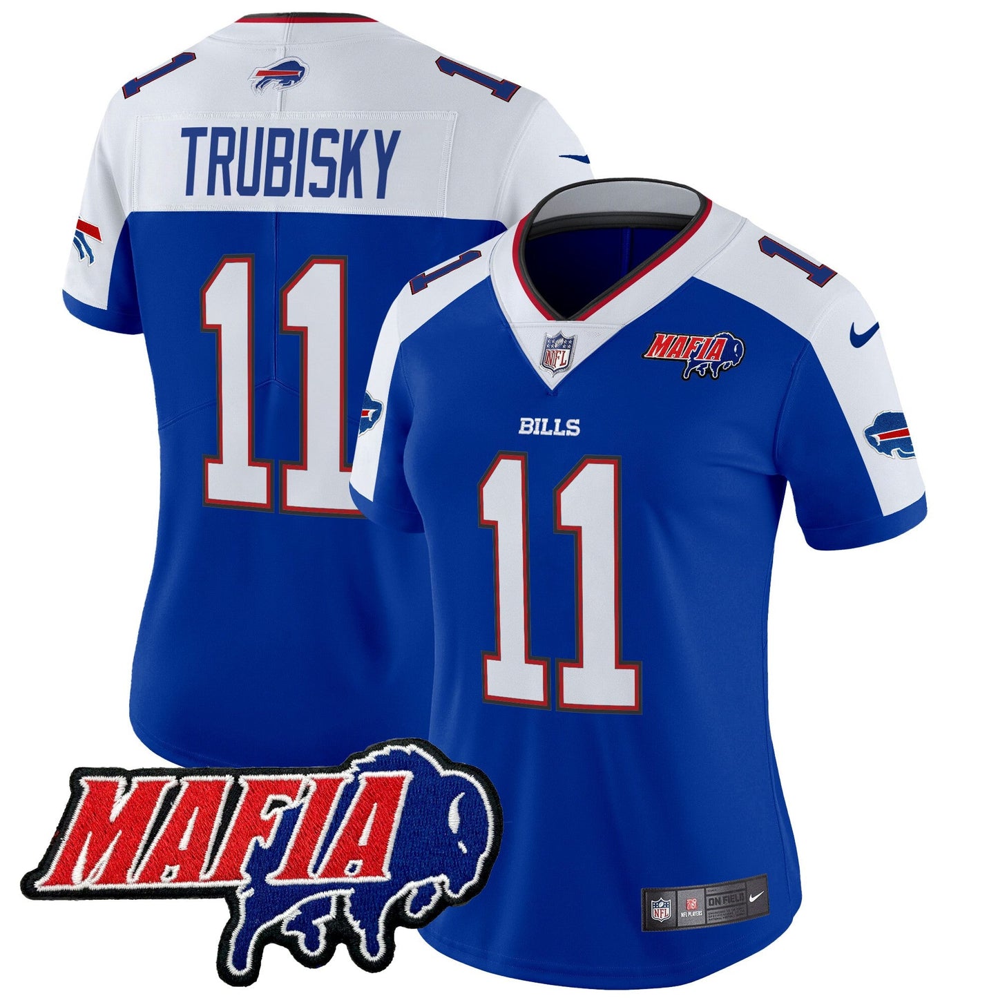 Women's Buffalo Bills 2024 Bills Mafia Patch Vapor Limited Jersey - All Stitched