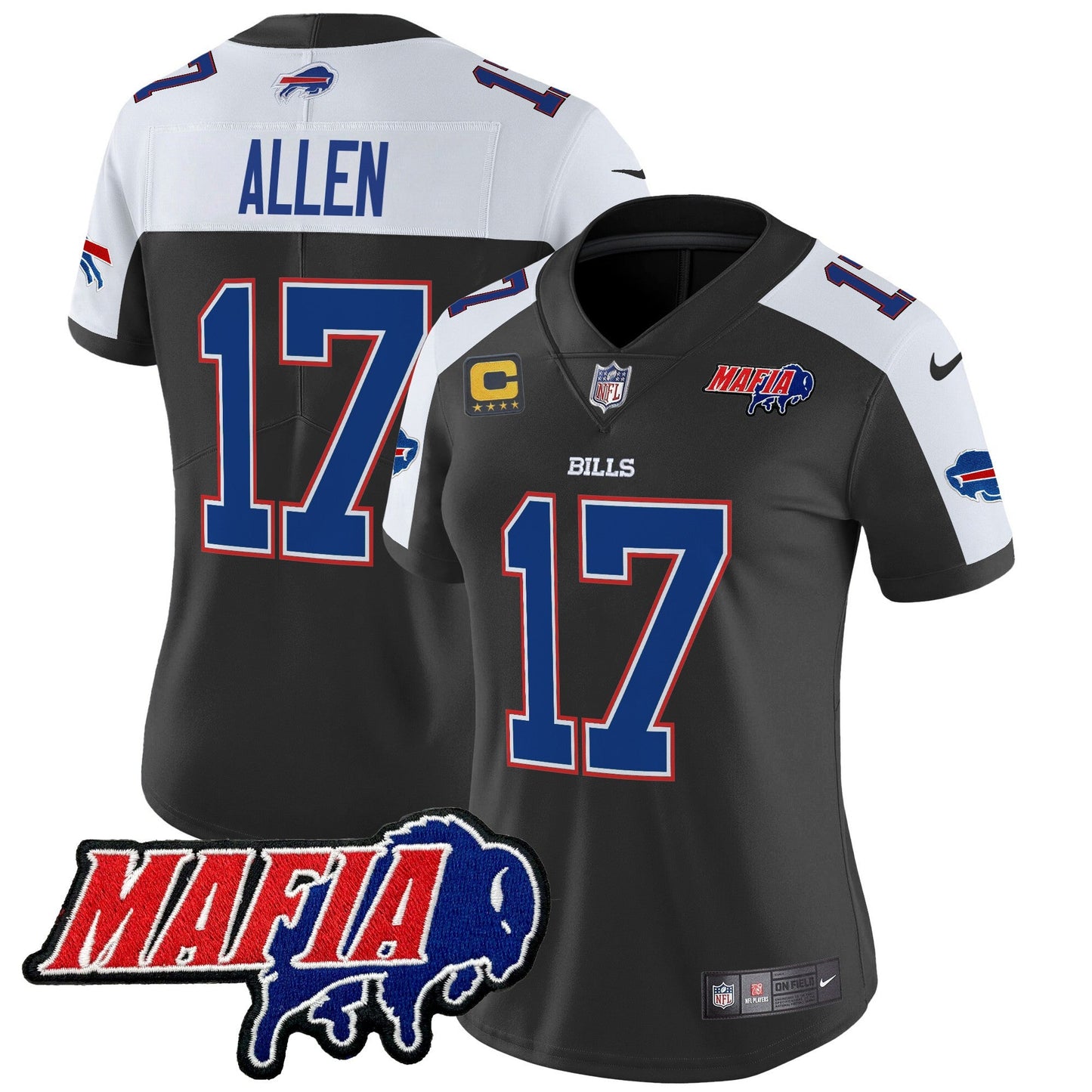 Women's Buffalo Bills 2024 Bills Mafia Patch Vapor Limited Jersey - All Stitched