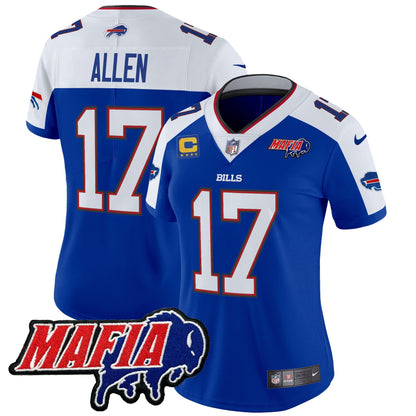 Women's Buffalo Bills 2024 Bills Mafia Patch Vapor Limited Jersey - All Stitched