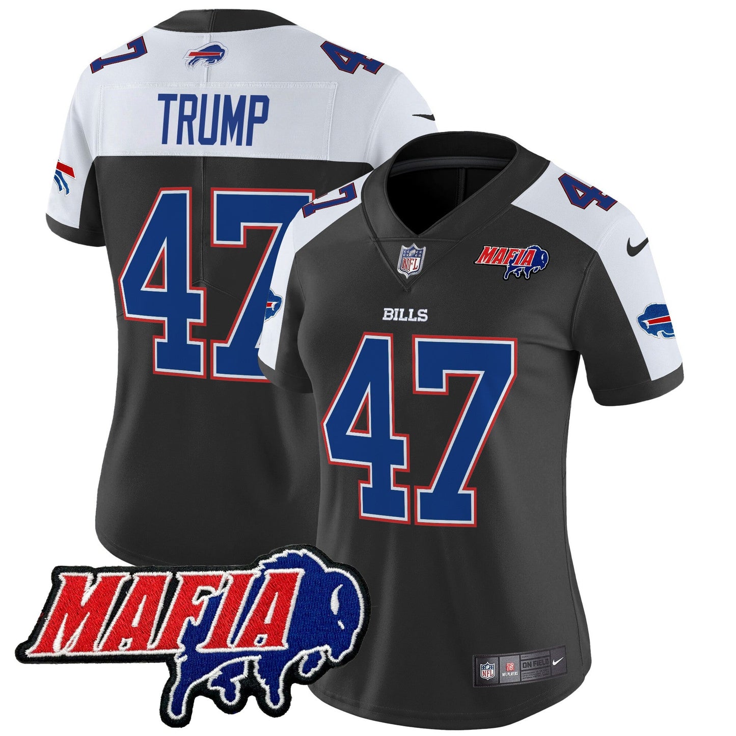 Women's Buffalo Bills 2024 Bills Mafia Patch Vapor Limited Jersey - All Stitched