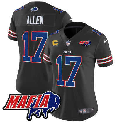 Women's Buffalo Bills 2024 Bills Mafia Patch Vapor Limited Jersey - All Stitched