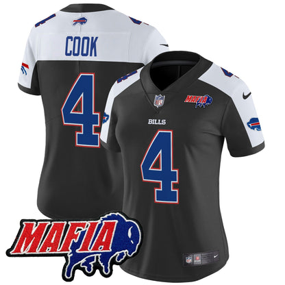 Women's Buffalo Bills 2024 Bills Mafia Patch Vapor Limited Jersey - All Stitched