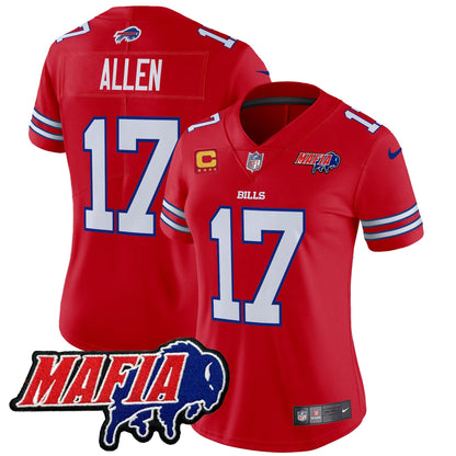 Women's Buffalo Bills 2024 Bills Mafia Patch Vapor Limited Jersey - All Stitched