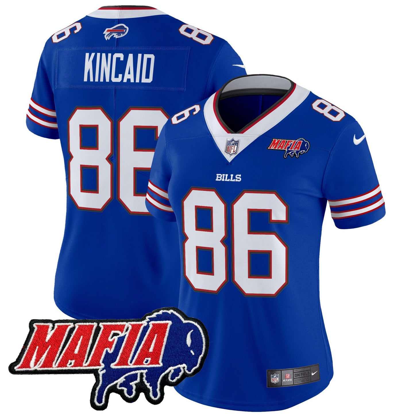 Women's Buffalo Bills 2024 Bills Mafia Patch Vapor Limited Jersey - All Stitched