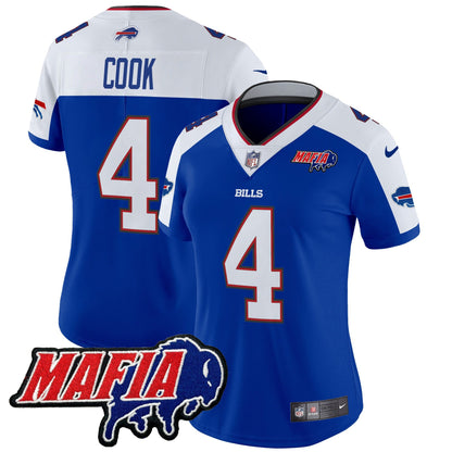 Women's Buffalo Bills 2024 Bills Mafia Patch Vapor Limited Jersey - All Stitched