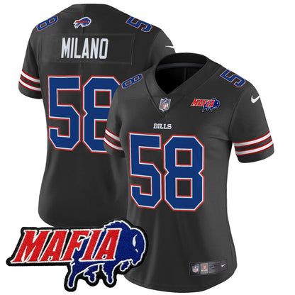 Women's Buffalo Bills 2024 Bills Mafia Patch Vapor Limited Jersey - All Stitched