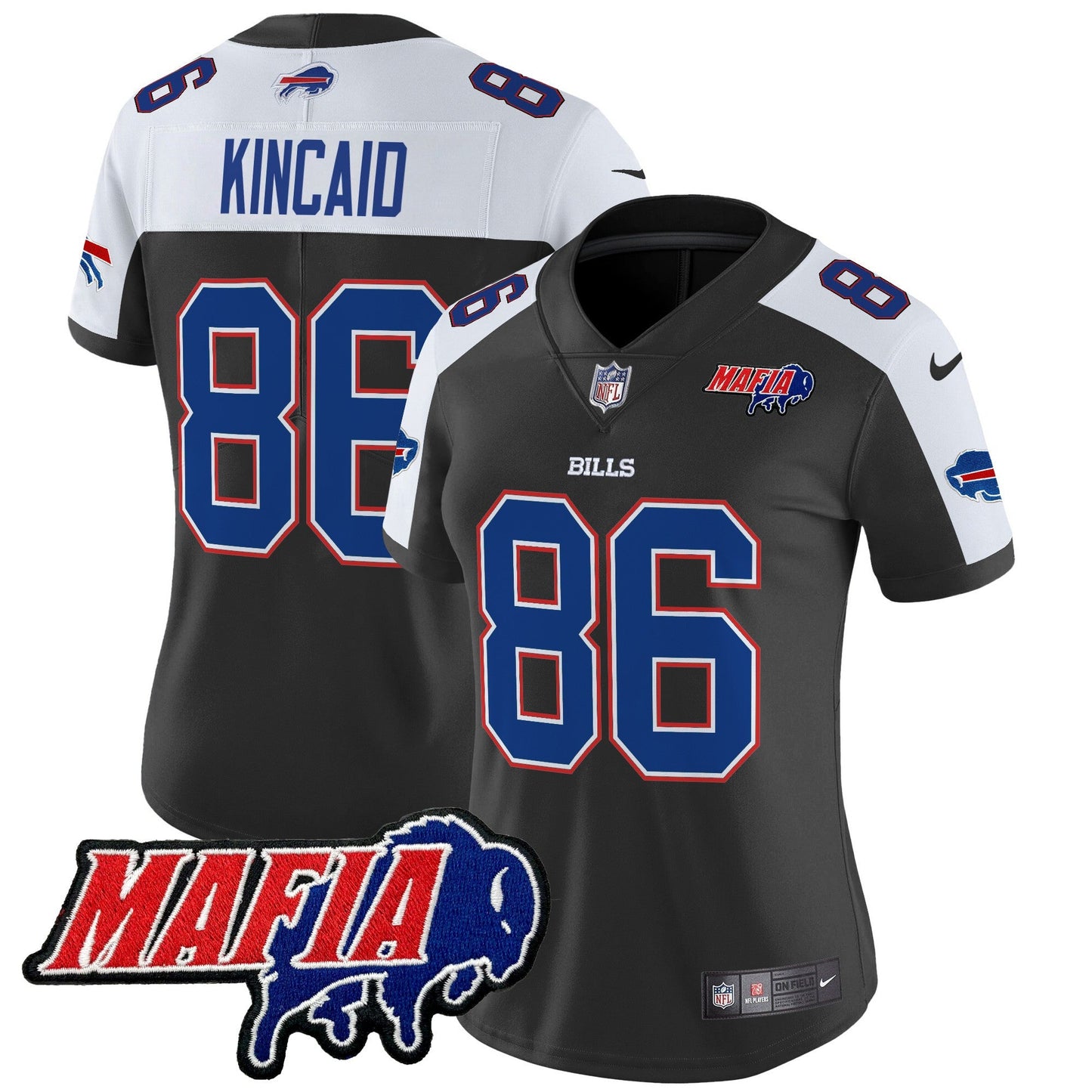 Women's Buffalo Bills 2024 Bills Mafia Patch Vapor Limited Jersey - All Stitched