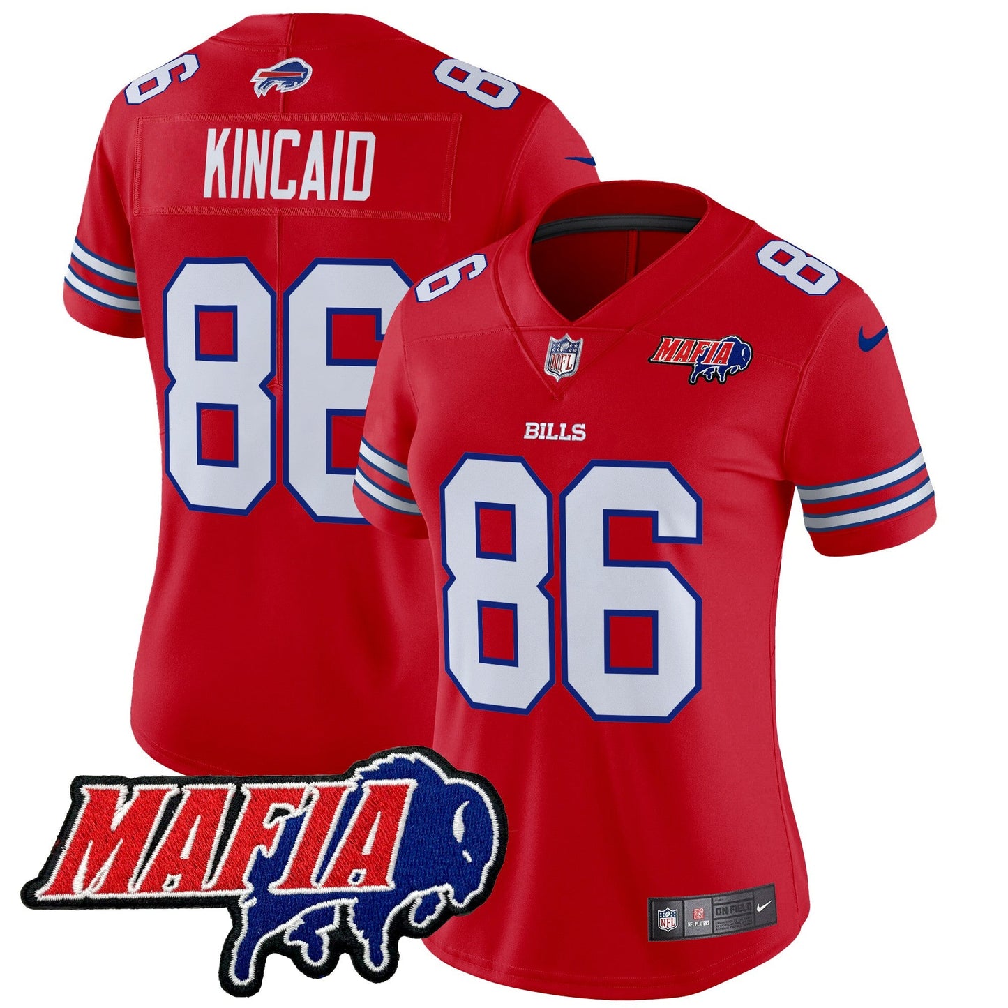 Women's Buffalo Bills 2024 Bills Mafia Patch Vapor Limited Jersey - All Stitched