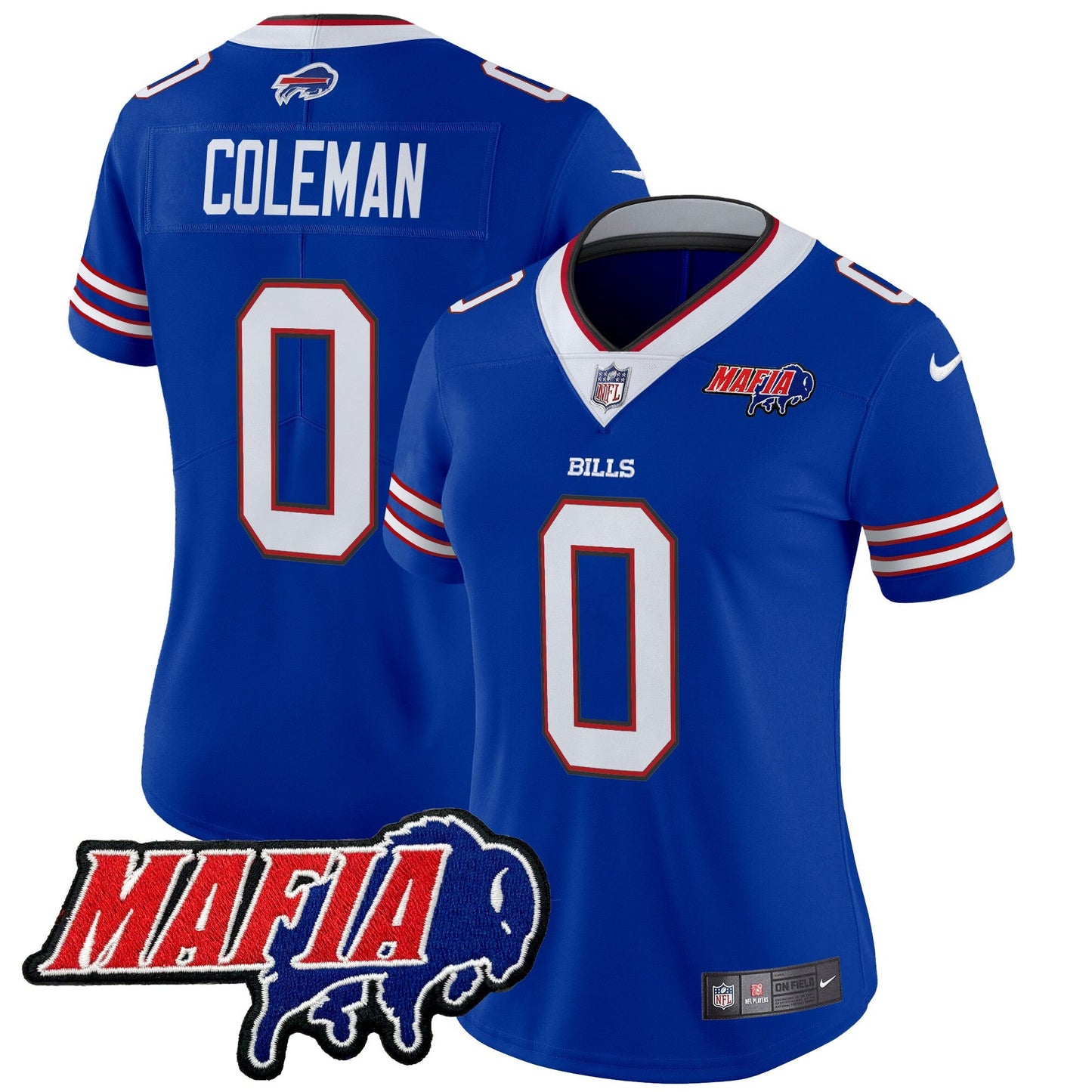 Women's Buffalo Bills 2024 Bills Mafia Patch Vapor Limited Jersey - All Stitched