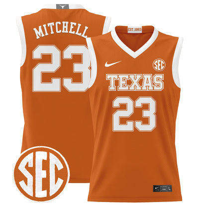 Texas Longhorns 2024 Lightweight Basketball Jersey - All Stitched