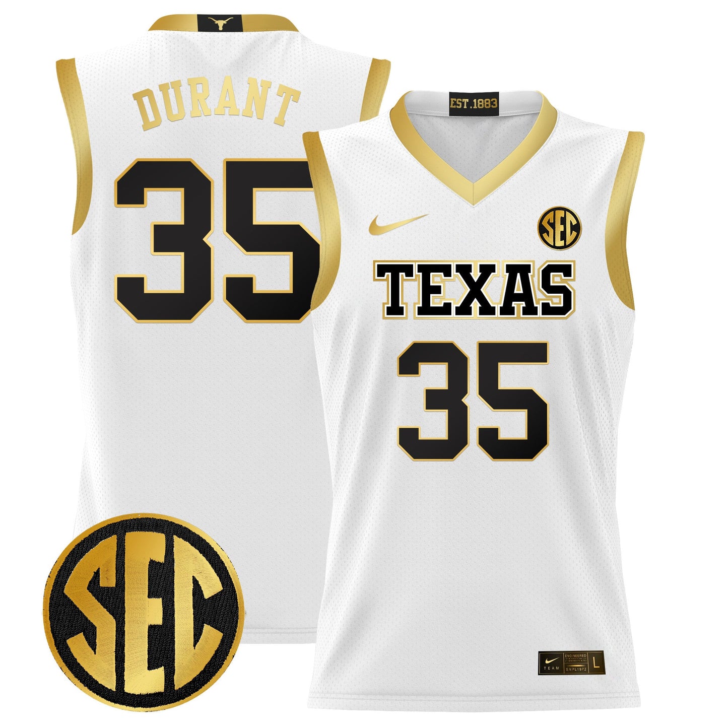Texas Longhorns 2024 Lightweight Basketball Jersey - All Stitched