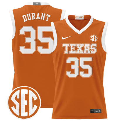 Texas Longhorns 2024 Lightweight Basketball Jersey - All Stitched