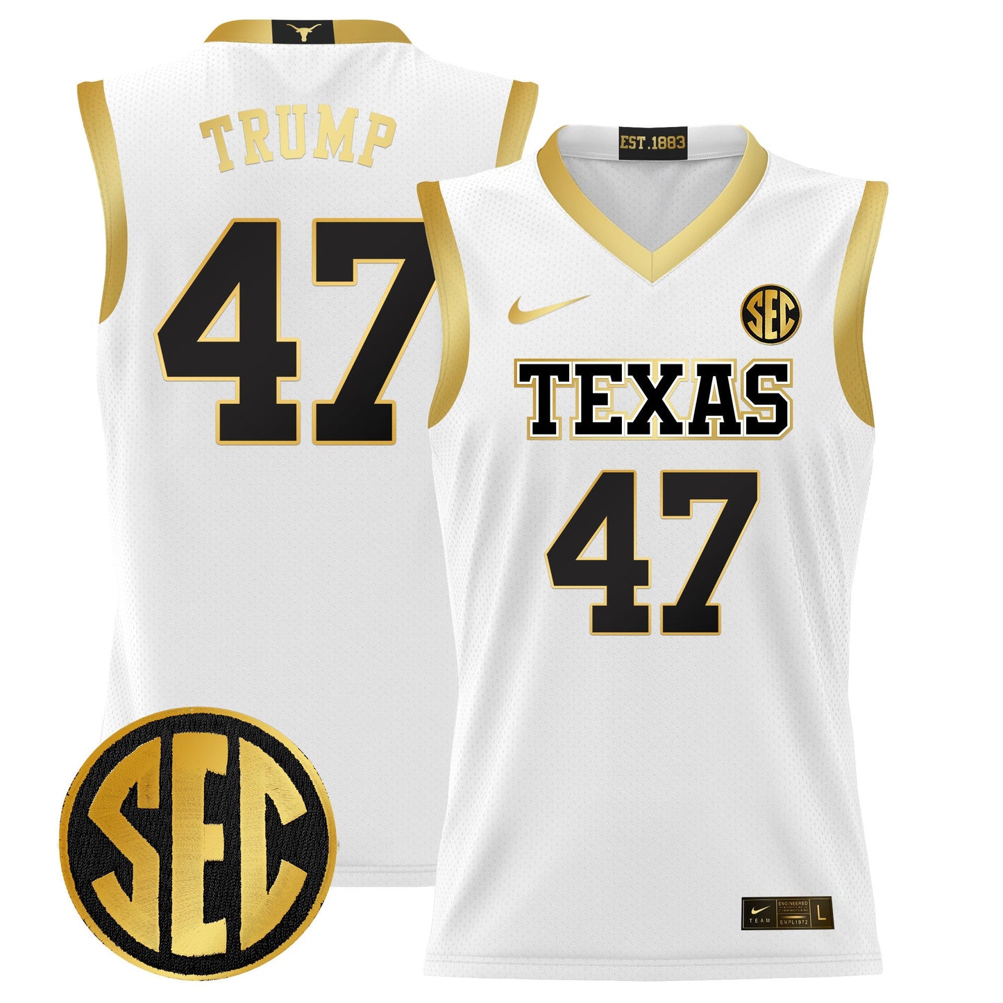 Texas Longhorns 2024 Lightweight Basketball Jersey - All Stitched