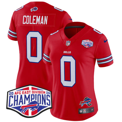 Women's Bills 2024 AFC East Division Champions Vapor Limited Jersey - All Stitched
