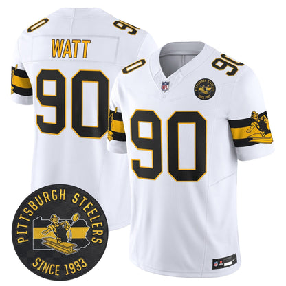 PIT Throwback 1933 Patch Vapor Limited Jersey - All Stitched
