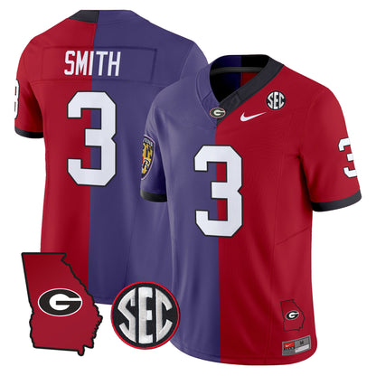 Georgia Bulldogs Split Vapor Limited Jersey - All Stitched